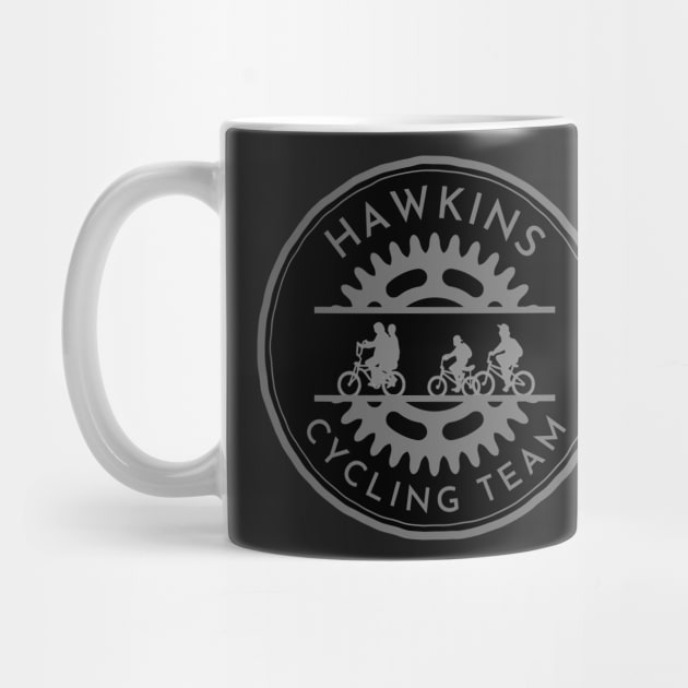 Hawkins Cycling Team - Black - Funny by Fenay-Designs